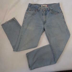 Levis 550 Relaxed Fit Jeans Light Wash W33 L32 Vintage 90s Streetwear Denim Blue
